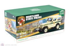 1:18 Greenlight 1983 Jeep CJ-5 Hardtop Maryland State Police white