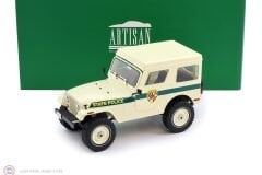 1:18 Greenlight 1983 Jeep CJ-5 Hardtop Maryland State Police white