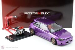1:18 Motorhelix 1997 Honda Civic TypeR EK9 with Engine