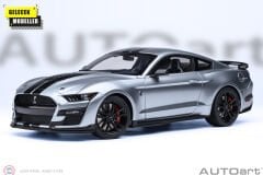 1:18 Autoart 2023 Ford Mustang Shelby GT500 - Iconic Silver