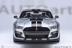1:18 Autoart 2023 Ford Mustang Shelby GT500 - Iconic Silver