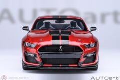 1:18 Autoart 2023 Ford Mustang Shelby GT500 - Rapid Red