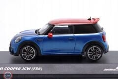 1:43 Solido 2023 Mini Cooper JCW (F56) - Iceland blue metallic