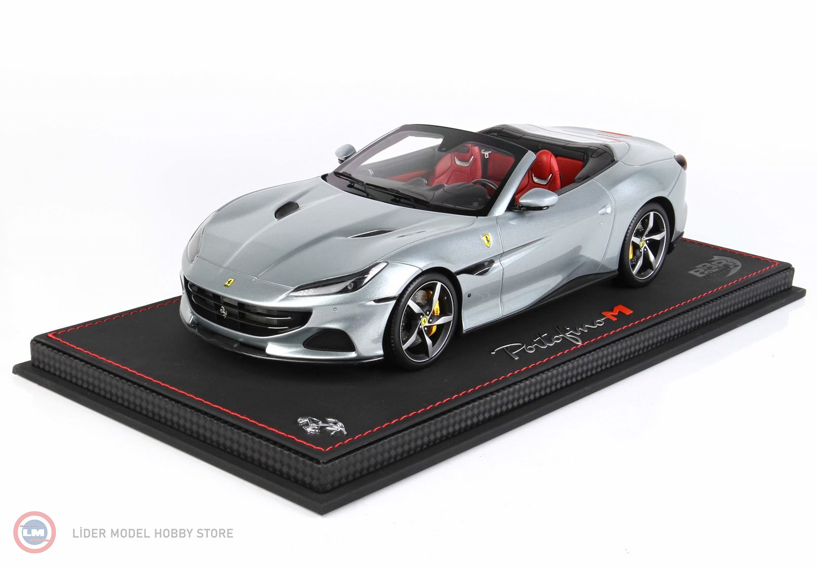 1:18 2020 Ferrari Portofino M Spider Titanium Silver