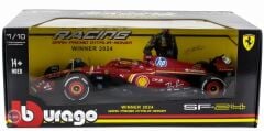 1:18 Burago 2024 Ferrari SF-24 #16 - WINNER ITALIEN MONZA GP Formula 1