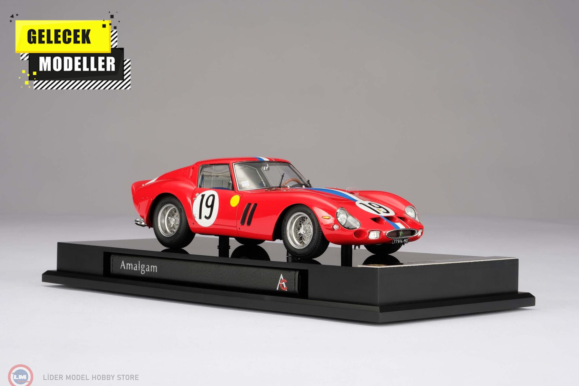1:18 Amalgam 1962 Ferrari 250 GTO #19 24 Hours of Le Mans