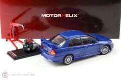 1:18 Motorhelix 1999 Mitsubishi Lancer Evolution IV WITH ENGINE AND ACCESSORIES