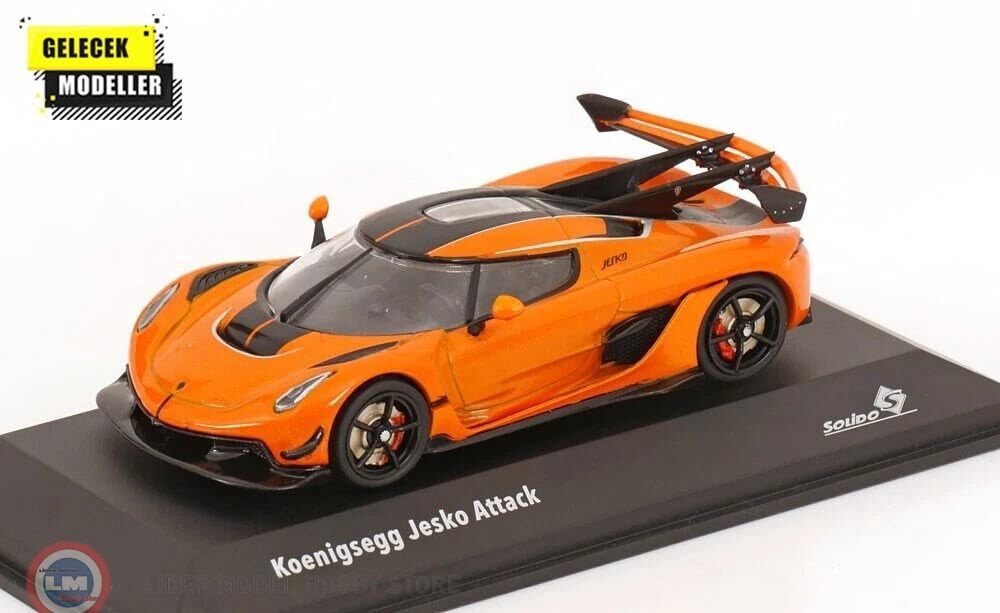 1:43 Solido 2022 Koenigsegg Jesko Attack - orange