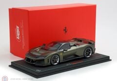1:18 BBR 2024 Ferrari F80 carbon optional Verde Masoni Opaco