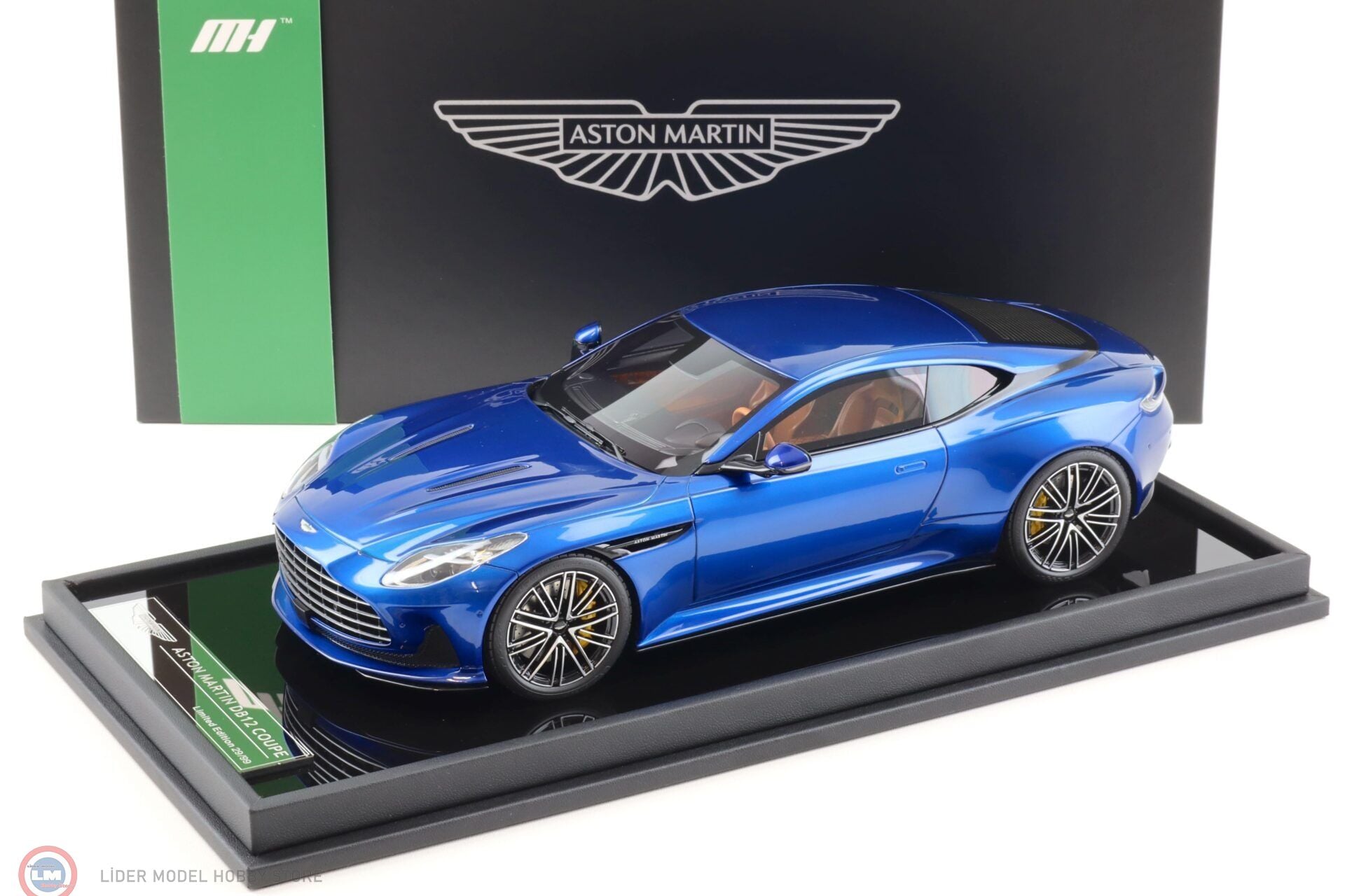 1:18 Motorhelix 2023 Aston Marti DB12 Coupe Ion Blue