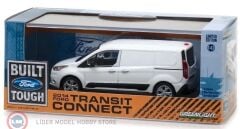 1:43 Greenlight 2014 Ford Transit Connect (V408) - White