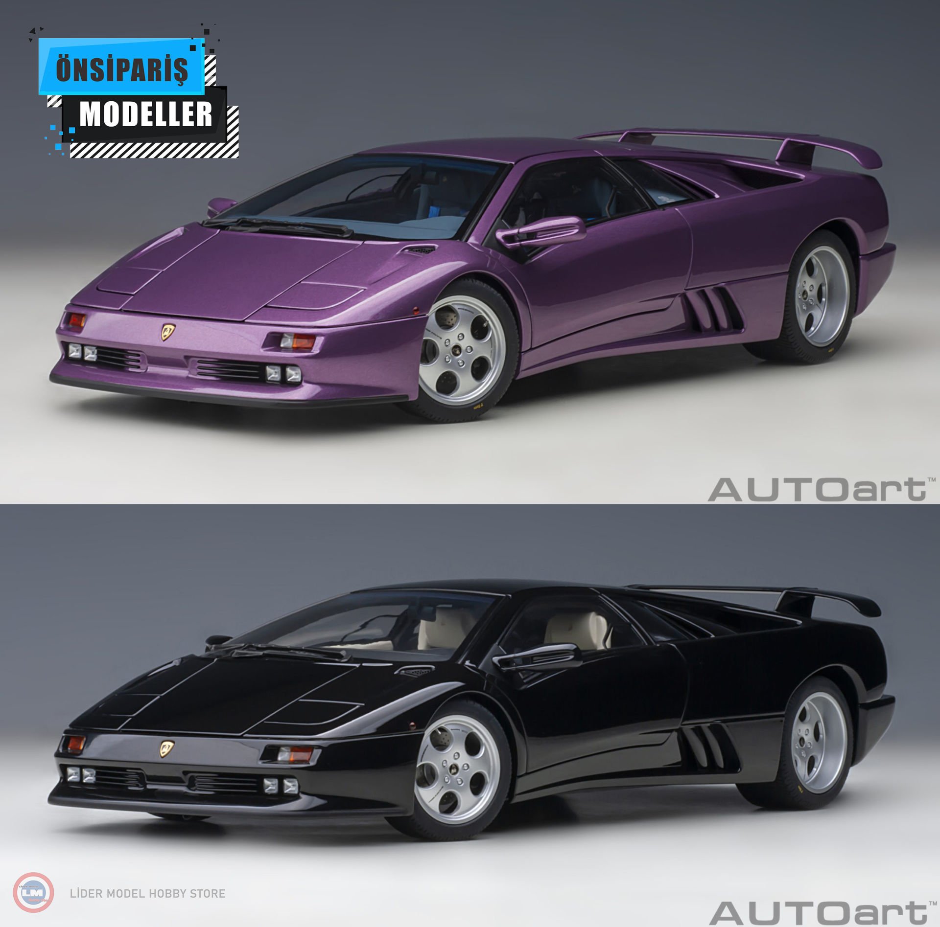 Autoart - 1:18 Lamborghini Diablo SE 30th Anniversary Edition Mor
