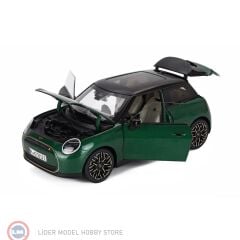 1:18 Minichamps 2023 Mini Cooper SE-  British Racing Green