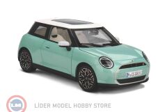 1:18 Minichamps 2023 Mini Cooper SE - Ocean Wave Green