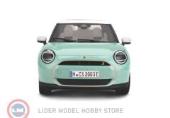1:18 Minichamps 2023 Mini Cooper SE - Ocean Wave Green