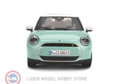 1:18 Minichamps 2023 Mini Cooper SE - Ocean Wave Green