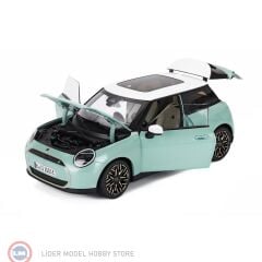 1:18 Minichamps 2023 Mini Cooper SE - Ocean Wave Green