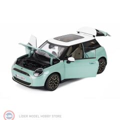 1:18 Minichamps 2023 Mini Cooper SE - Ocean Wave Green