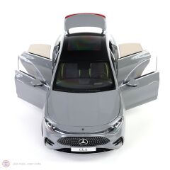 1:18 NZG 2025 Mercedes Benz CLA C174 Bev Alpin Grey