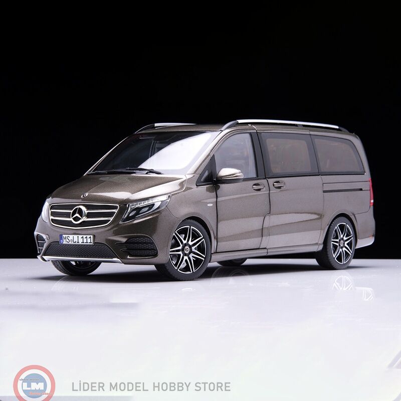 1:18 Norev 2018 Mercedes Benz V-Class Viano AMG Line - Indium Grey