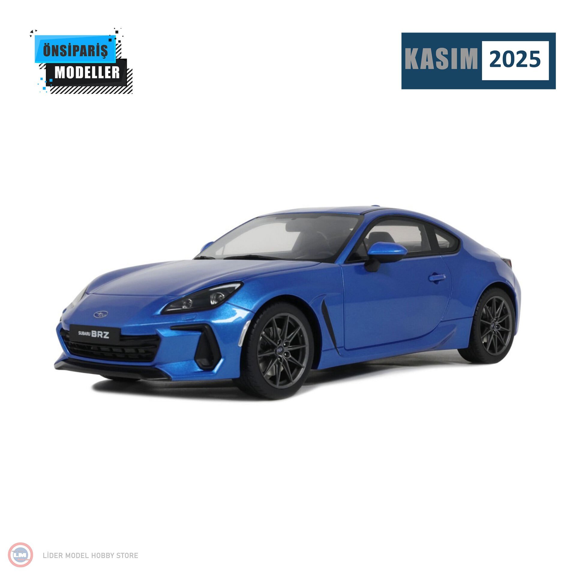 1:18 2024 Subaru BRZ WR Blue Pearl