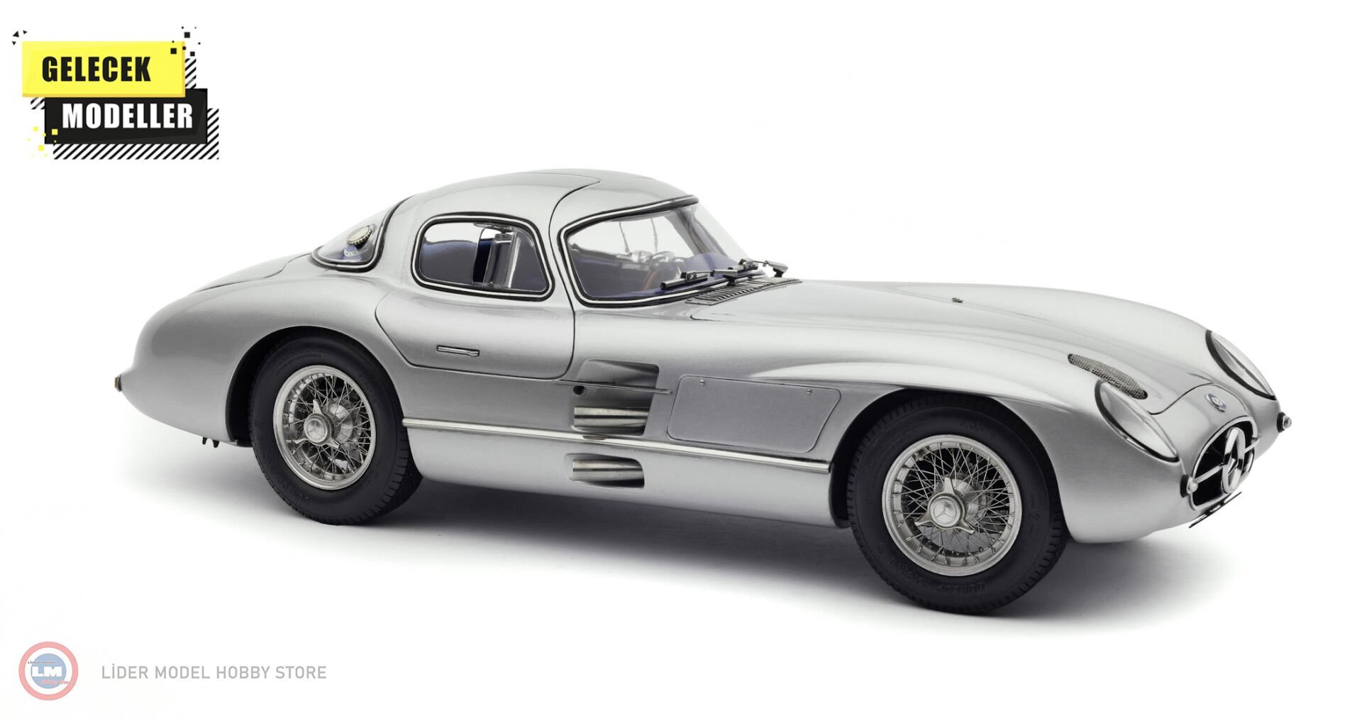 1:18 CMC 1955 Mercedes Benz 300 SLR W196 UHLENHAUT COUPE