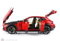1:18 BBR FERRARI PUROSANGUE WPANORAMIC ROOF – ROSSO CORSA