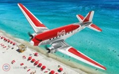 1:144 Douglas Dakota DC3 Airplane Coca Cola