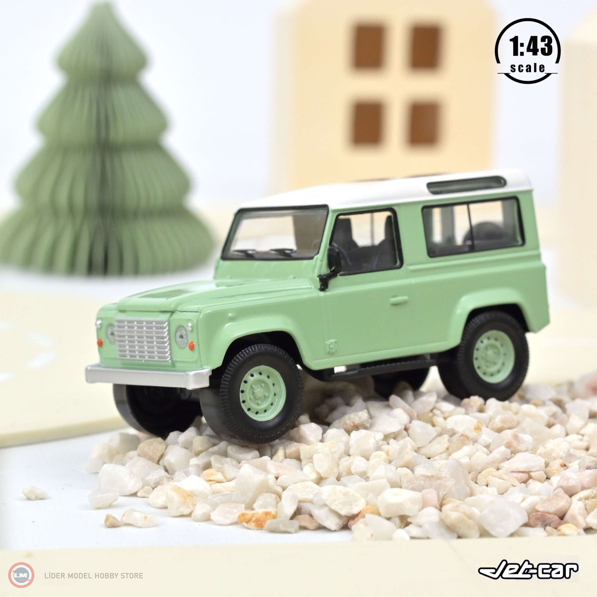 1:43 Norev 1995 Land Rover Defender  - Jet Car / Toys Series