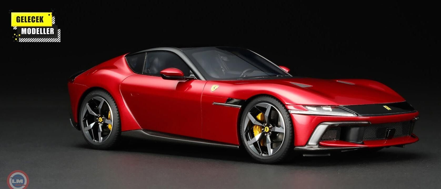 1:18 Amalgam 2024 Ferrari 12 Cilindri - Rosso Imola Red