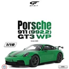 1:18 GT Spirit 2025 Porsche 911 992.2 GT3 Weissach Package - Python Green