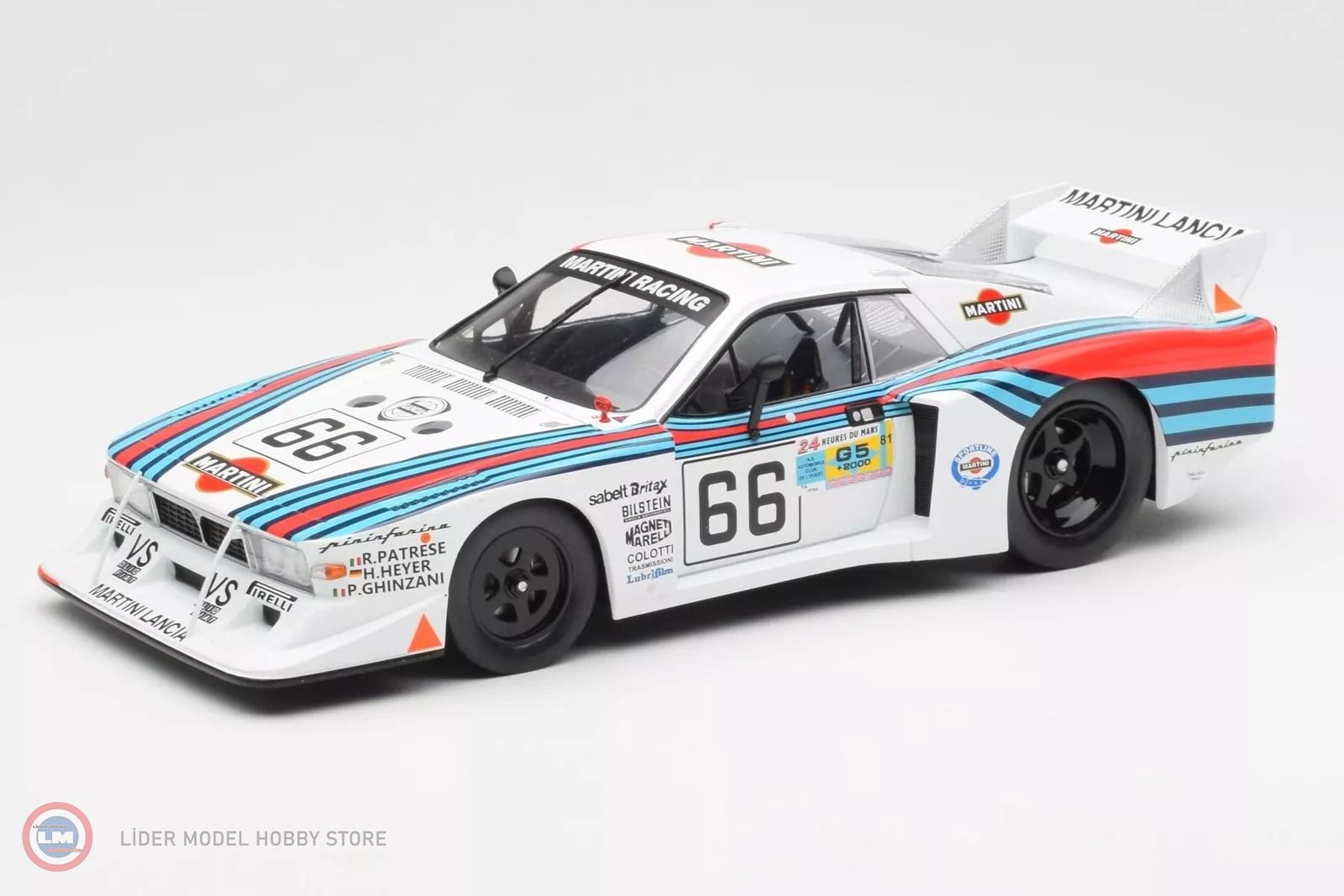 1:18 MCG 1981 Lancia Beta Montecarlo Gr.5 #66 Martini Racing