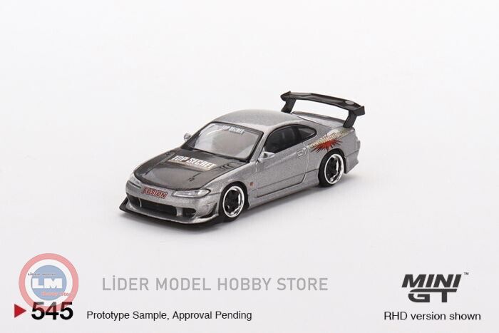 TOP SECRET 1/64ミニカー Amazon | MINI GT 1/64 日産 シルビア トップシークレット (S15