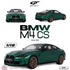 1:18 GT Spirit 2024 BMW M4 CS G82 Frozen Isle of Man Green