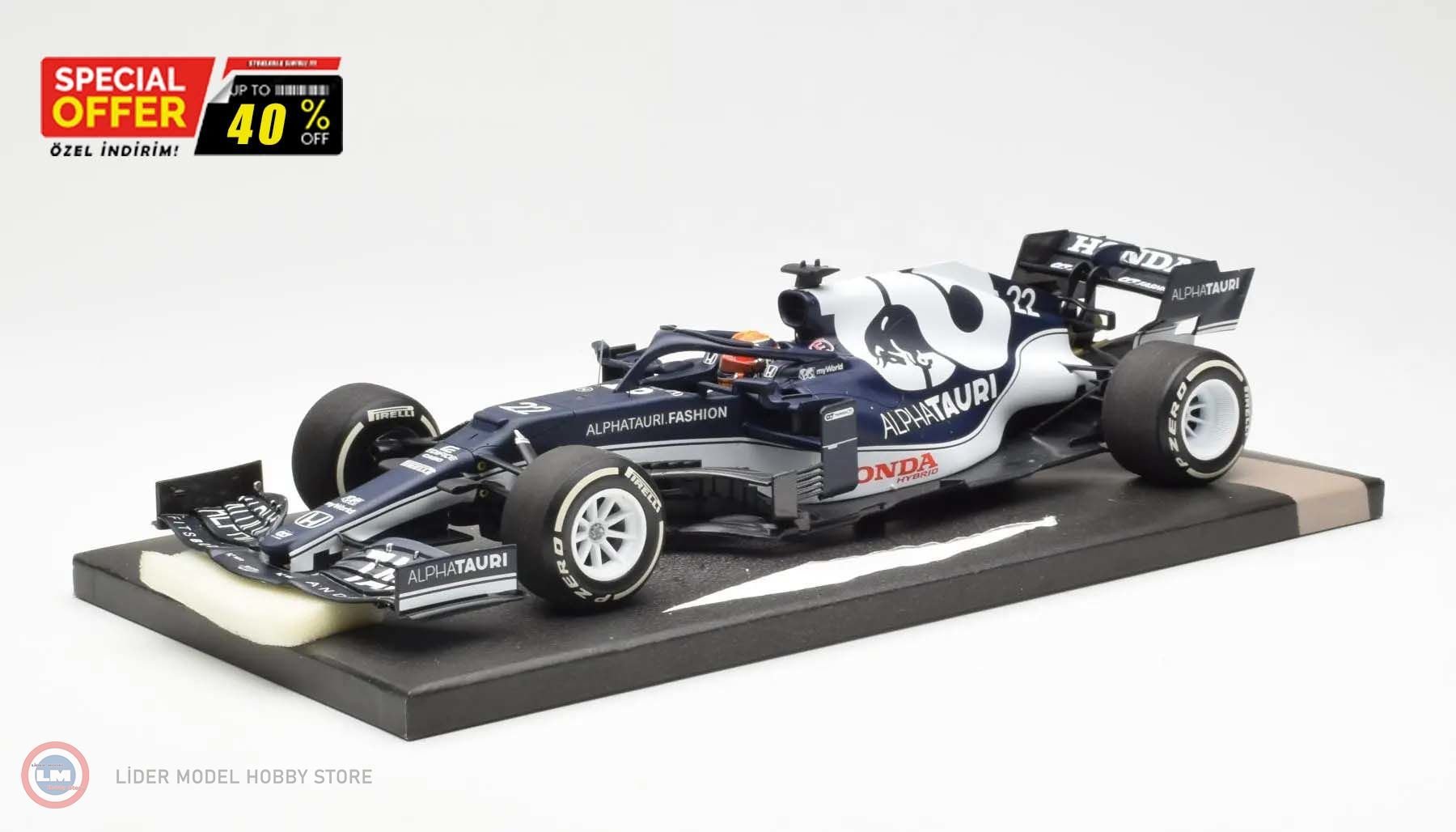 1:18  2021 SCUDERIA ALPHATAURI HONDA AT02 - PIERRE GASLY - BAHRAIN GP