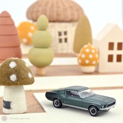 1:43 Norev 1968 Ford Mustang Fastback Satin Green Jet Car