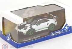 1:43 Solido 2023 Porsche 911 (992) GT3 RS - white  green