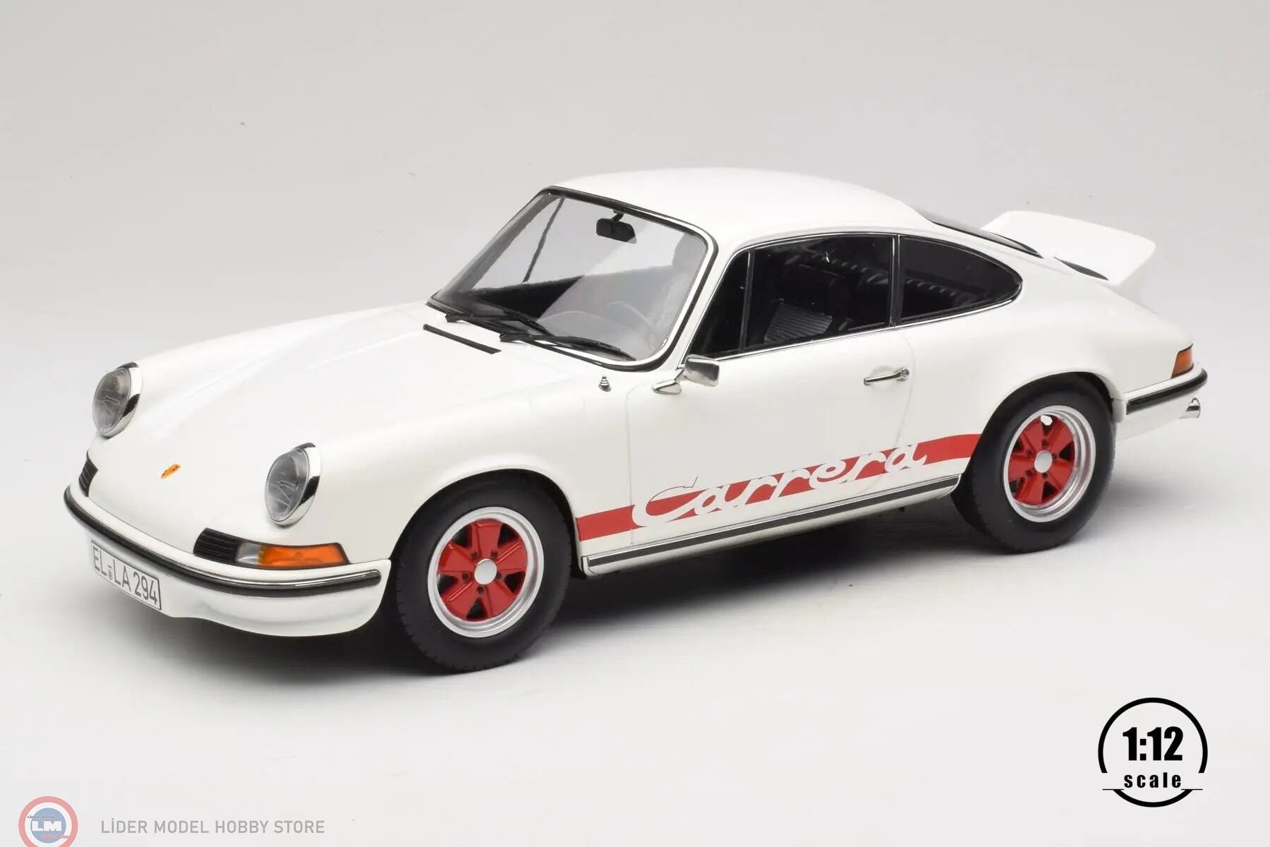 1:12 Norev 1973 Porsche 911 Carrera RS 2.7 Grand Pix White