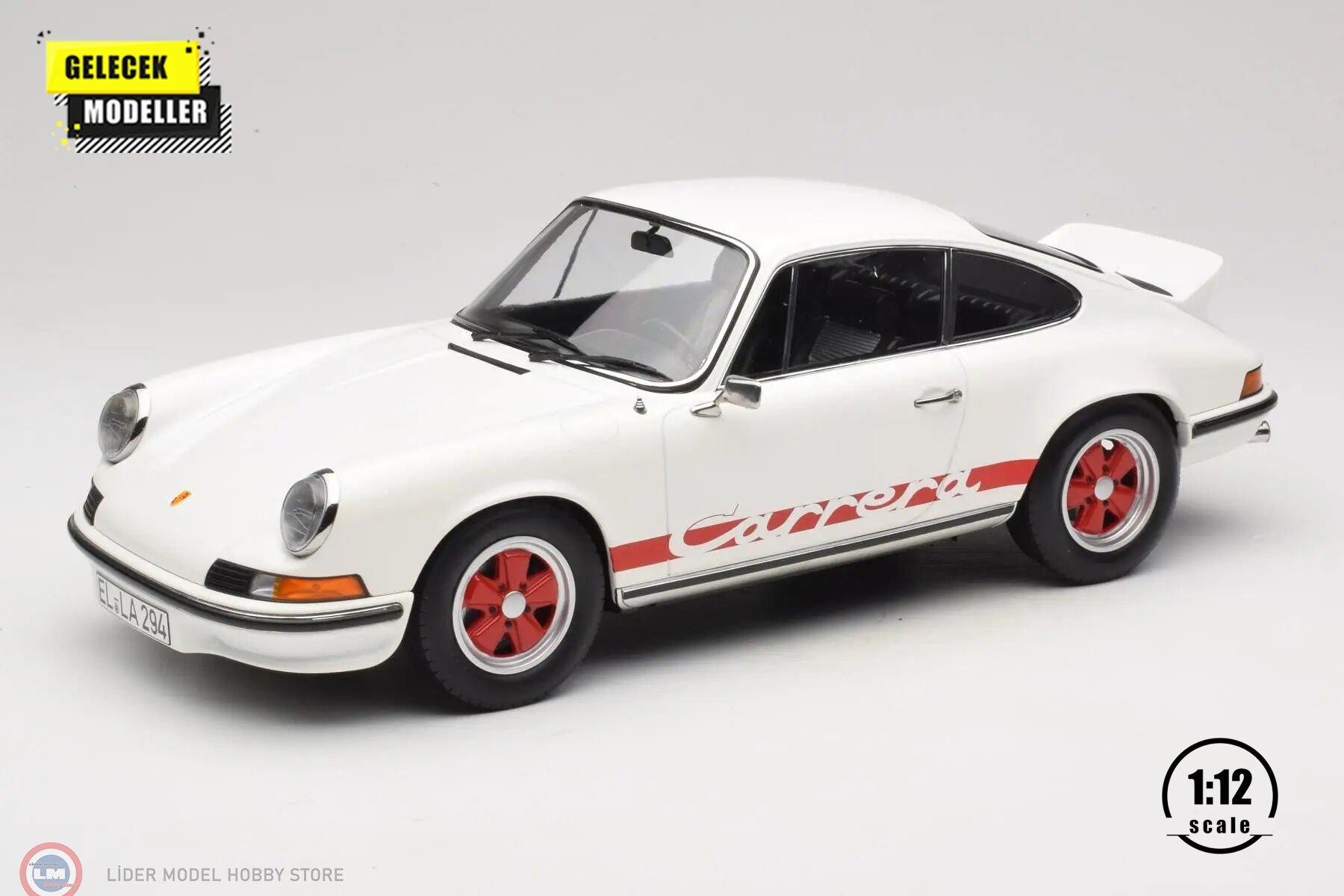1:12 Norev 1973 Porsche 911 Carrera RS 2.7 Grand Pix White