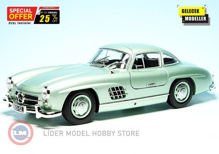 1:18 Minichamps 1955 Mercedes Benz 300 SL Gullwing W198