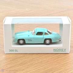 1:43 Norev 1955 Mercedes Benz 300SL Blue Jet Car