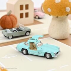1:43 Norev 1955 Mercedes Benz 300SL Blue Jet Car