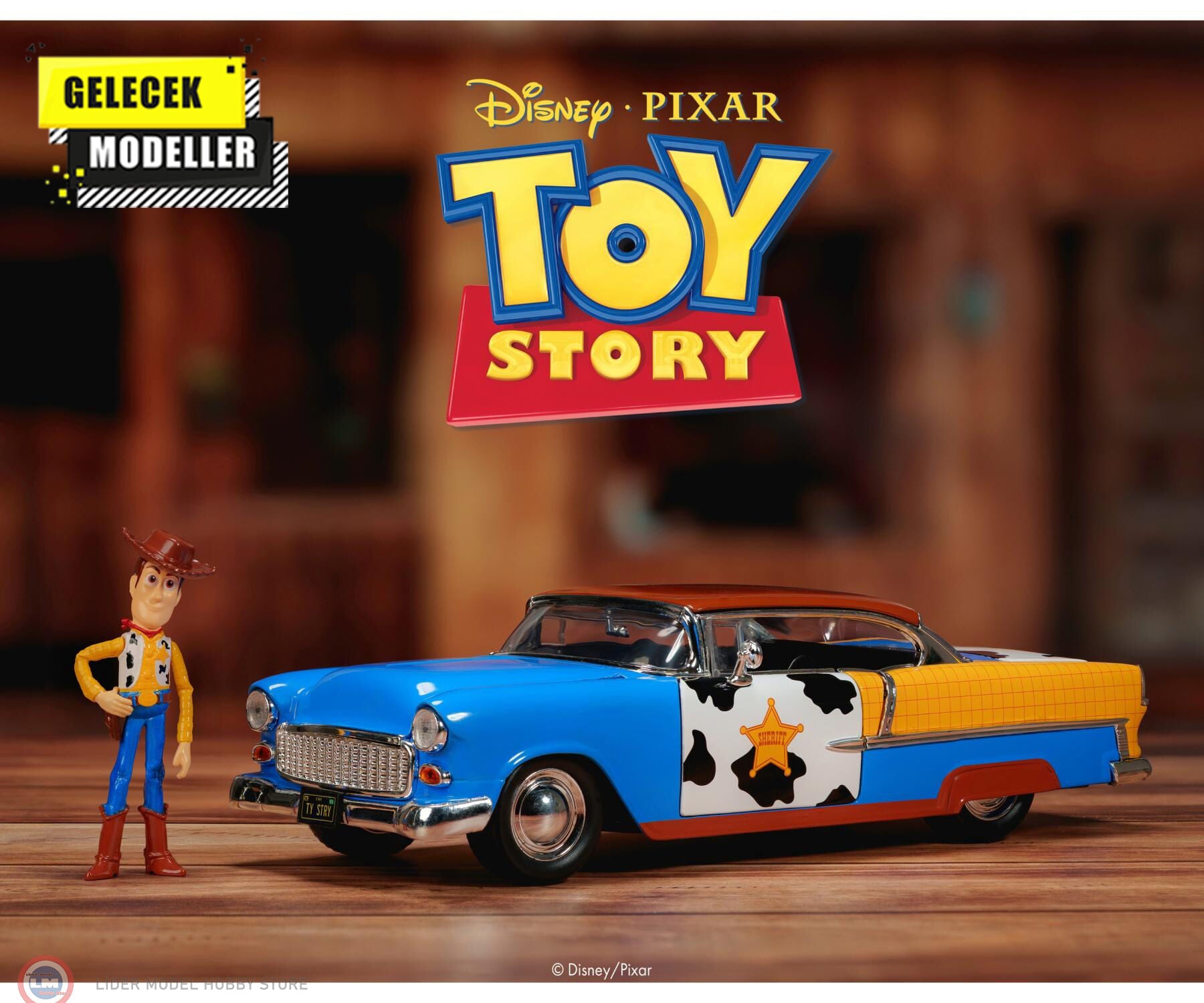 1:24 Jada 1955 Chevrolet Bel Air - Toy Story Woody