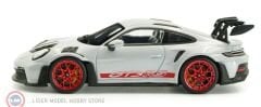 1:43 Solido 2023 Porsche 911 (992) GT3 RS - ice grey metallic  pyrorot