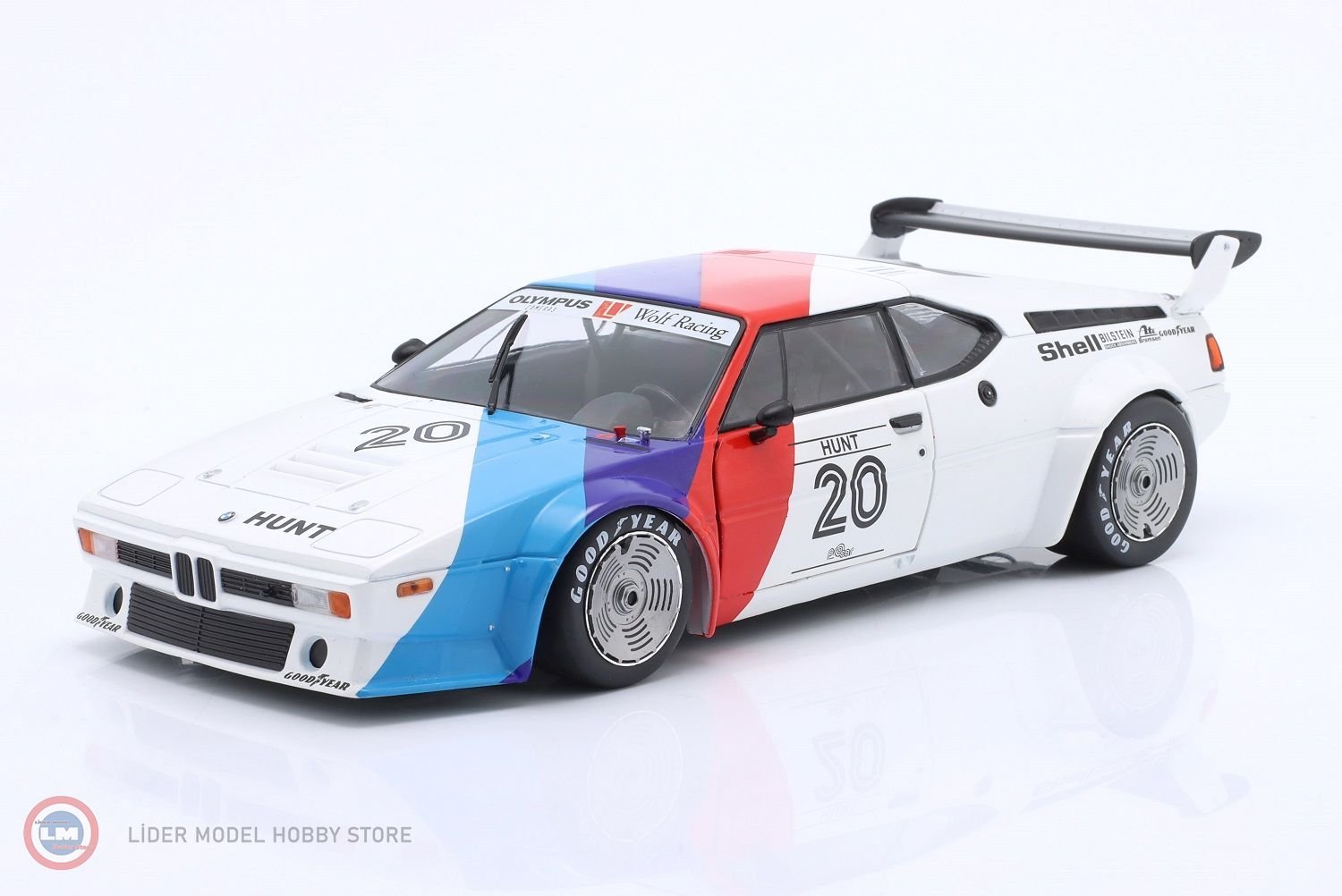 1:18 WERK83 1979 BMW M1 Procar #20 James Hunt ProCar Series 1979 with Decals
