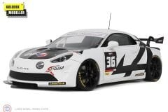 1:18 OTTO 2024 ALPINE A110 GT4 #36 + WHITE ULTIMATE GT ENDURANCE CUP