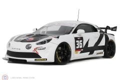 1:18 OTTO 2024 ALPINE A110 GT4 #36 + WHITE ULTIMATE GT ENDURANCE CUP