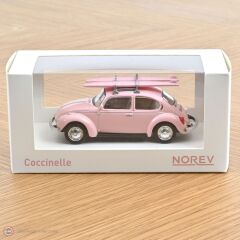 1:43 Norev 1973 Volkswagen Beetle Pink Jet Car