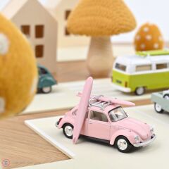 1:43 Norev 1973 Volkswagen Beetle Pink Jet Car