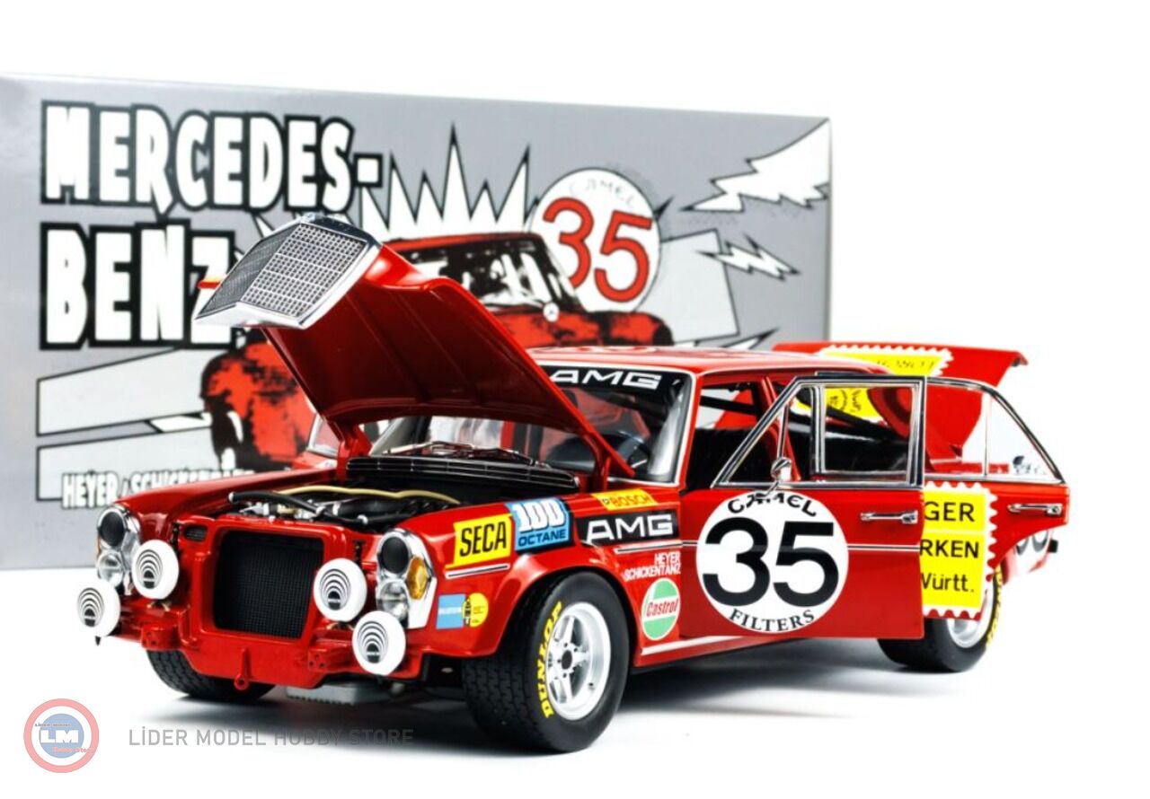 1:18 Minichamps 1971 Mercedes Benz 300SEL 6.8AMG #35